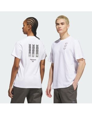 adidas Skateboarding X Temple Of Skate Curb T-Shirt - White