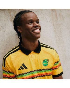 adidas Jamaica 26 X Bob Marley Home Authentic Jersey - Yellow