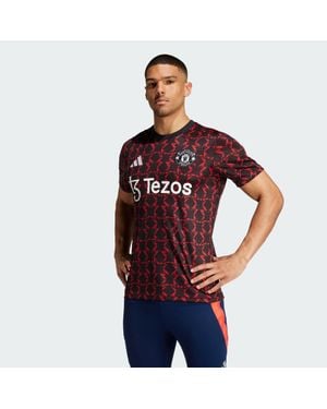 adidas Originals Manchester United Pre-Match Shirt - Rot
