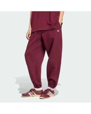 adidas Essentials Loose Fleece Joggers - Red