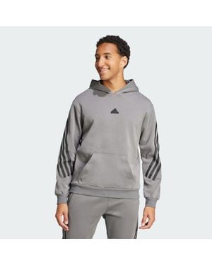 adidas Future Icons 3-Stripes Hoodie - Grey