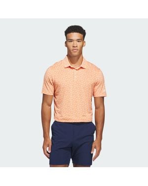 adidas Ultimate365 Mesh Print Climacool Polo Shirt - Blue