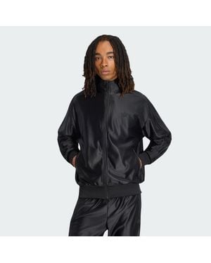 adidas Firebird Metallic Track Top - Black