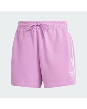 adidas 3-Stripes French Terry Shorts - Pink