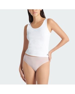 adidas Active Light Flex Bikini Slip, 3Er-Pack – Unterwäsche - Weiß