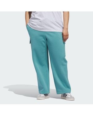 adidas Essentials Inclusive Linear Fleece Cargo Pants - Azul