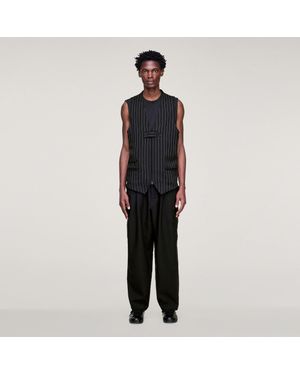 adidas Y-3 Sport Uniform Ut Straight Leg Trousers - Black