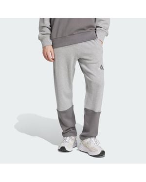 adidas All Szn French Terry Colorblock Pants - Gris