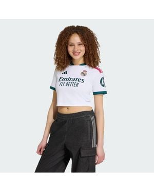 adidas Camiseta Real Madrid Primera Equipación 26/27 Por Encima De La Cintura - Blanco