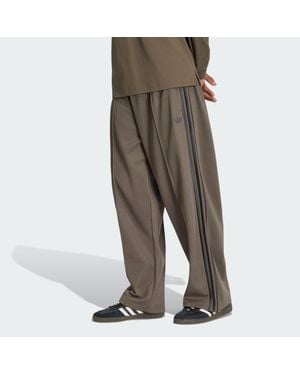 adidas Oversized Track Trousers - Brown