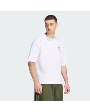 adidas Japanese Bento Box Graphice Oversized Tee - White