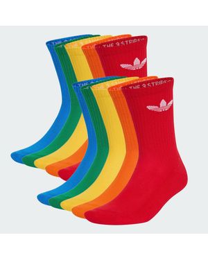 adidas Trefoil Crew Socken 10 Paar - Rot