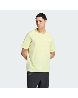 adidas Terrex Multi Climacool Printed T-Shirt - Yellow