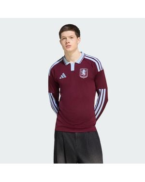 adidas Aston Villa 26/27 Home Jersey Longsleeve - Red