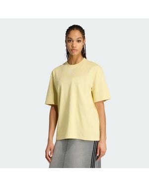 adidas Trefoil Essentials Boyfriend T-Shirt - Yellow