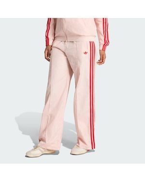 adidas Fb Tp Loose Nylon Tracksuit Trousers - Pink