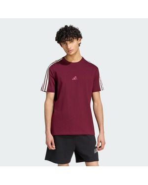 adidas Kit 3-Stripes Regular T-Shirt - Red