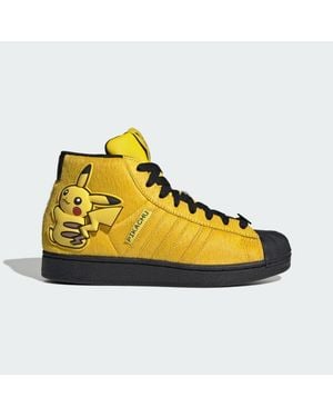 adidas Pokémon Superstar Ii Mid Shoes - Yellow