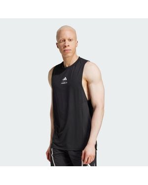 adidas Les Mills Graphic Tank Top - Black