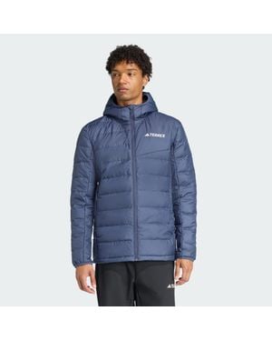 adidas Chaqueta Ligera De Plumón Con Capucha Terrex Multi Climawarm - Azul