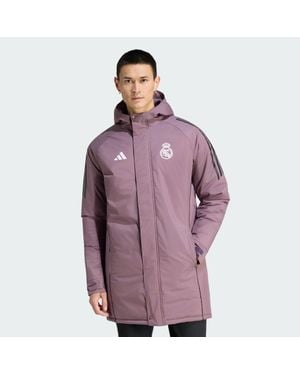 adidas Parka Real Madrid 25/26 Stadium - Morado
