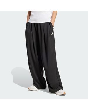 adidas Tiro 3-Stripes Pleated Tracksuit Bottoms - Black