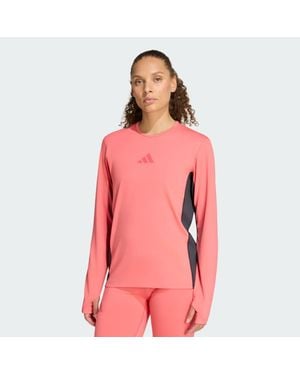 adidas Terrex Multi Synthetic Baselayer T-Shirt - Pink