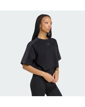 adidas Sst 2.0 Boxy Cropped T-Shirt - Black