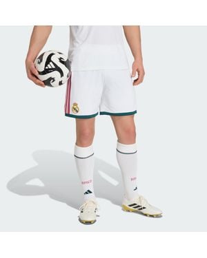 adidas Real Madrid 26/27 Home Authentic Shorts - White