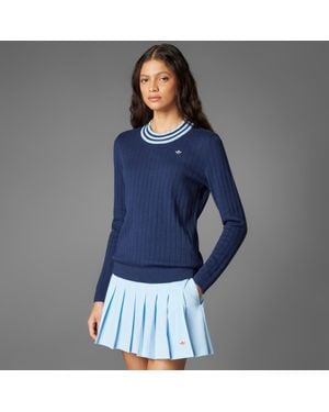 adidas Originals Cashmere Knit Sweatshirt - Blue