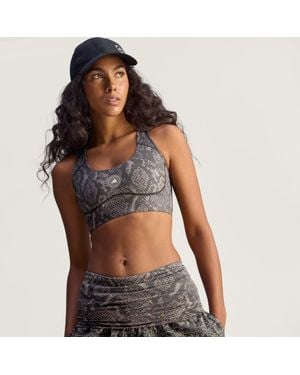 adidas By Stella Mccartney Power Impact Training Sport-Bh Mit Mittlerem Halt Und Print - Mehrfarbig