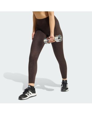adidas Optime Primelift Snake 7/8 Leggings - Black