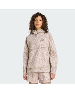 adidas Terrex Xploric Clima365 Printed Wind Anorak - Natural