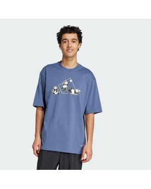 adidas Panda Play Graphic T-Shirt - Blue