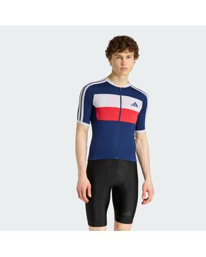 adidas Tempo Merino Cycling Jersey - Blue