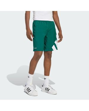 adidas Adicolor Blocked Shorts - Green