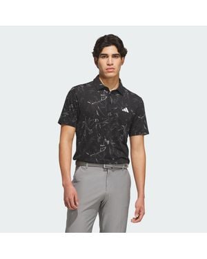 adidas Ultimate365 Mesh Climacool Polo Shirt - Black
