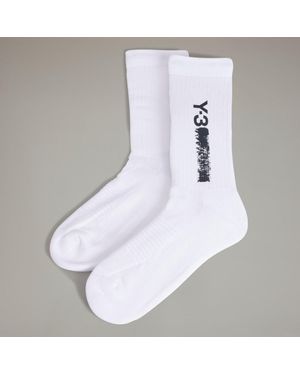 adidas Y-3 Merch Crew Socks - White