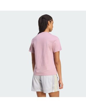 adidas Camiseta Estampada Food Regular - Rosa