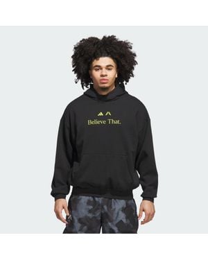 adidas Sudadera Con Capucha Anthony Edwards Believe That - Negro