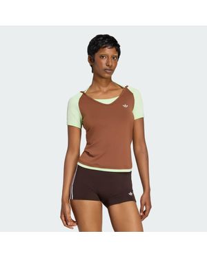 adidas Originals Summer Glow Vintage T-Shirt - Brown