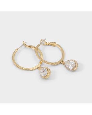ALDO Hoopsies – Clear Multi - Metallic
