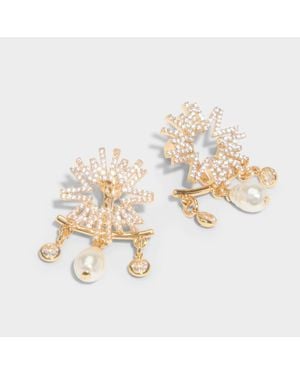 ALDO Zuhair Murad X Pearl Earrings – - Metallic