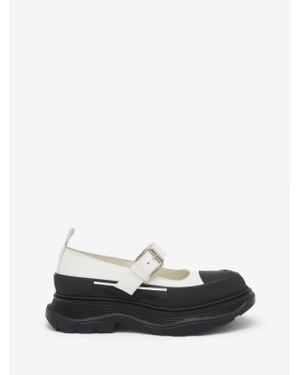 McQueen Thread Slick Mary Jane - Black