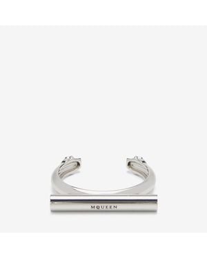 McQueen ショート Tバー カフ - ホワイト