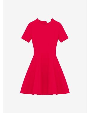 McQueen Fit And Flare Mini Dress - Red