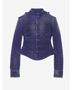McQueen Uniform Denim Jacket - Blue