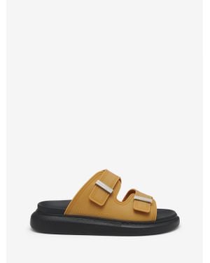 McQueen Brown Hybrid Slide - Multicolour
