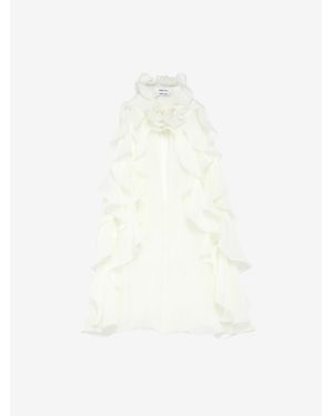 McQueen Ruffled Top - White