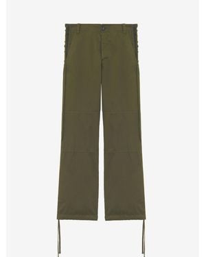 McQueen Lace-Up Trousers - Green